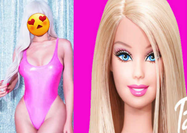 Famosa se convierte en 'Barbie' y las redes explotan - FOTOS