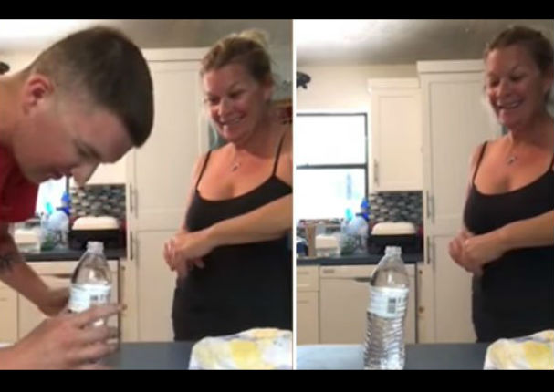 YouTube: Su hijo le hizo una broma y ella se vengó de esta manera