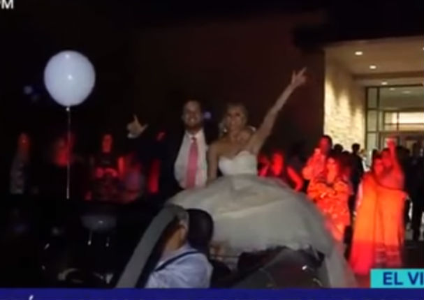 YouTube: Saludo de recién casados se vuelve viral por esto ¡Auch!