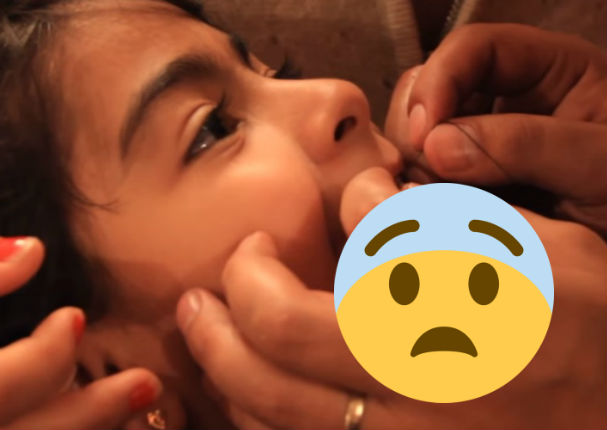 Mira la reacción de esta niña cuando le sacan el diente (VIDEO)