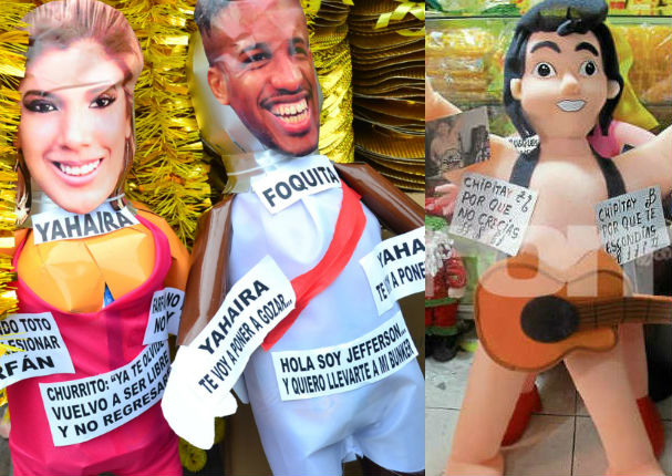 Año Nuevo 2018: Piñatas de 'Chabelita' y 'El Wachimán' son un éxito en ventas (FOTOS)