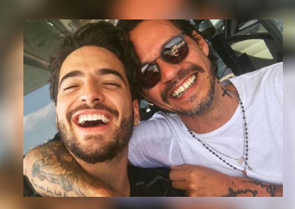 Marc Anthony: Beso que le robó a Maluma se vuelve la sensación en redes (VIDEO)