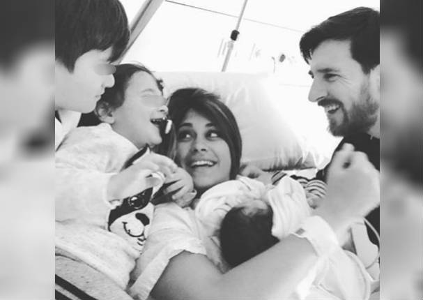 Instagram: Lionel Messi presentó a su tercer hijo junto a su esposa (FOTO)