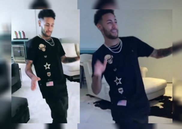Neymar baila como J Balvin tras ser operado y es viral (VIDEO)