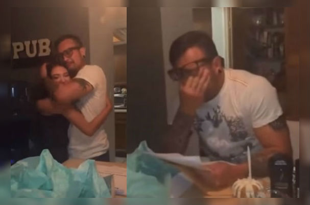 Viral: La emotiva reacción de un hombre ante el pedido de adopción de su hijastra (VIDEO)