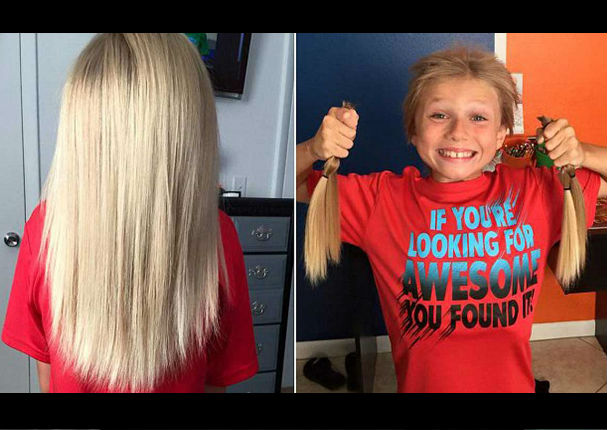 Facebook: Soportó burlas por dos años para poder donar su cabello a niños con cáncer (FOTOS)