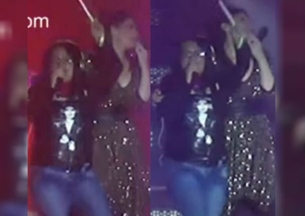 Laura Pausini: Fan que subió al escenario le rompe el labio durante concierto (VIDEO)