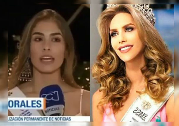 Miss Colombia generó polémica al hablar sobre concursante transgénero (VIDEO)