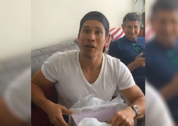 Chyno Miranda: La hermosa reeacción que tuvo al enterarse que será papá (VIDEO)