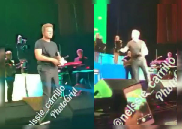 Luis Miguel se enoja en pleno concierto y su reacción se vuelve viral (VIDEO)