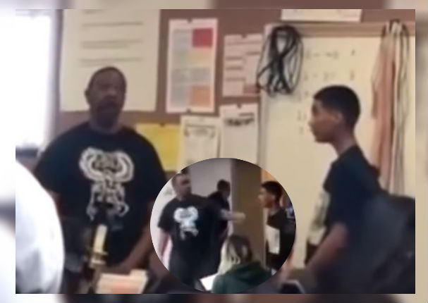 Profesor agrede a su alumno tras insulto racial y se vuelve viral (VIDEO)