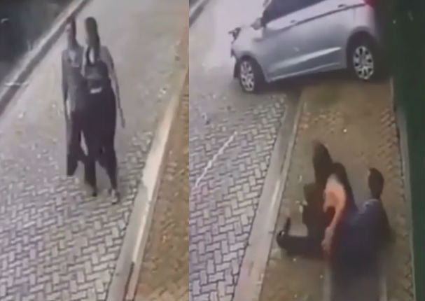 Viral: Hombre salva a su novia de trágico accidente (VIDEO)