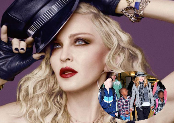 Madonna: Por primera vez muestra a sus 6 hijos juntos (FOTO)