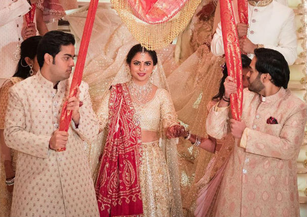 India: Magnate gastó 100 millones de dólares en la boda de su hija (FOTOS)