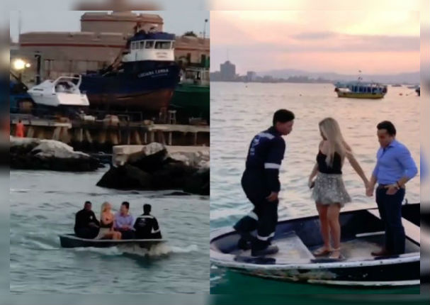 Brunella Horna recibió como regalo de San Valentín un 'paseo en bote'