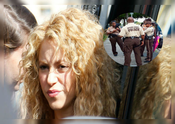 Shakira se agarra a golpes con un policía delante de sus hijos (VIDEO)