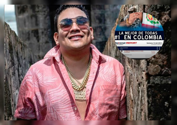 Josimar posiciona su tema 'La Mejor de Todas' como número uno en Colombia