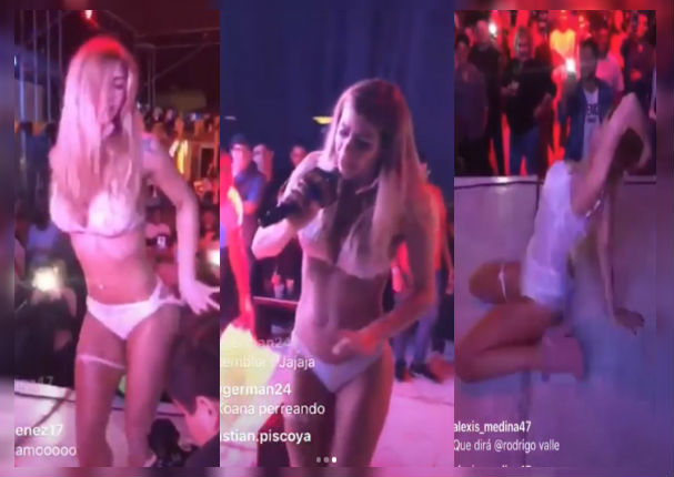 Xoana Gonzáles protagoniza candente baile en vivo