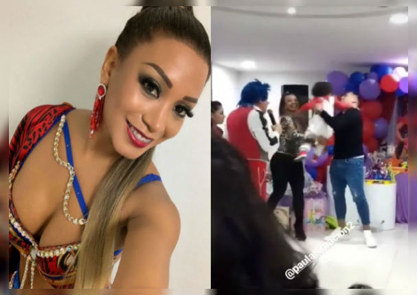 Paula Arias festejó cumpleaños de su hija junto a su expareja (VIDEO)