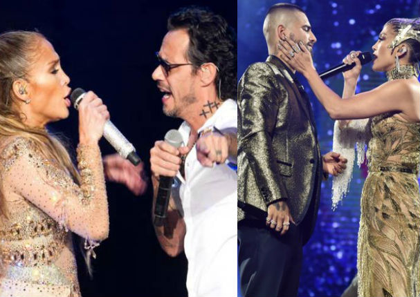 Maluma y Jennifer López cantan 'No me ames', pero fans extrañan a Marc Anthony (VIDEO)