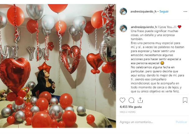 Daniela Darcourt recibió romántica sorpresa de su novio (VIDEO)