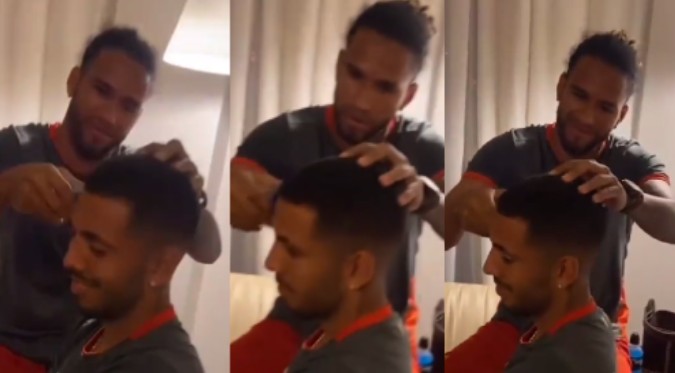 Pedro Gallese se convierte en el “peluquero” de la selección peruana | VIDEO