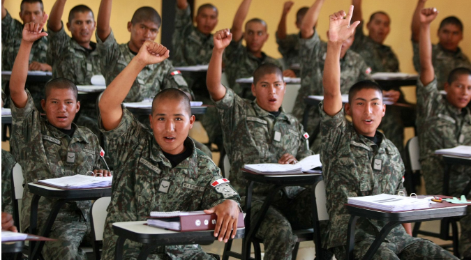 Jóvenes que realizaron servicio militar podrían ser policías | FOTOS