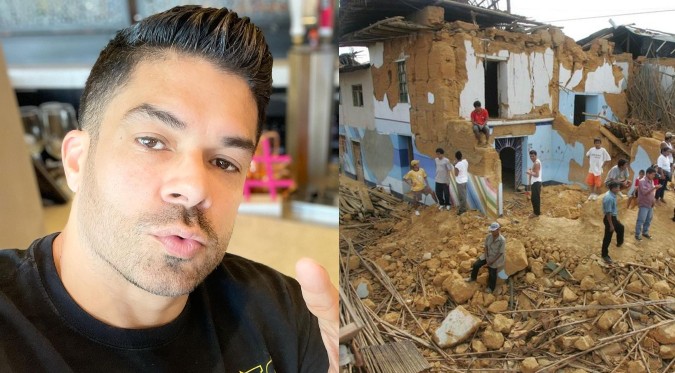 Jerry Rivera se solidariza con afectados luego del terremoto en Amazonas | FOTO