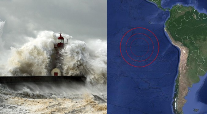 ¿Alerta de tsunami?: Fuerte sismo de 5.5 se registró en el océano Pacífico | FOTOS
