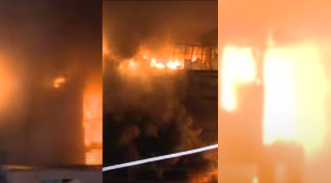 Mesa Redonda: Mira las impactantes imágenes del fuerte incendio | VIDEO