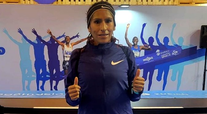 Gladys Tejeda impuso nuevo récord sudamericano en maratón | FOTOS