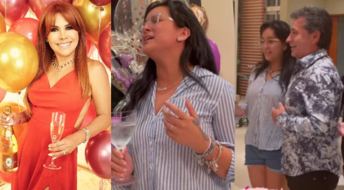 Daniela Darcourt conmueve a Magaly Medina con sorpresa por su cumpleaños | VIDEO