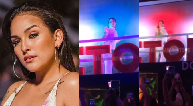 Daniela Darcourt sorprendió tras hacer popular baile de Anitta en discoteca | VIDEO