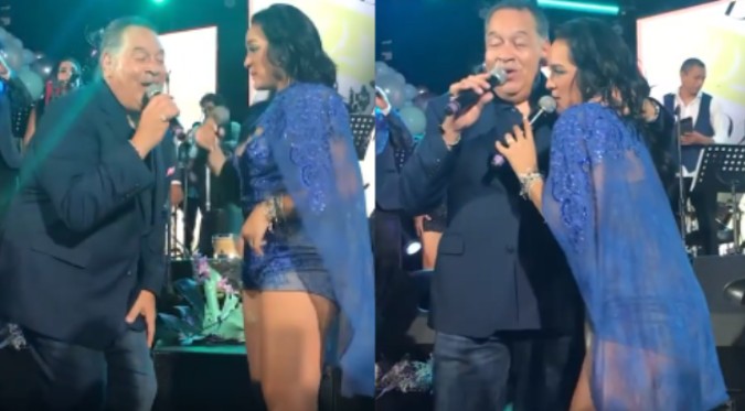 Tito Nieves cantó a dúo con Daniela Darcourt en su cumpleaños | VIDEO