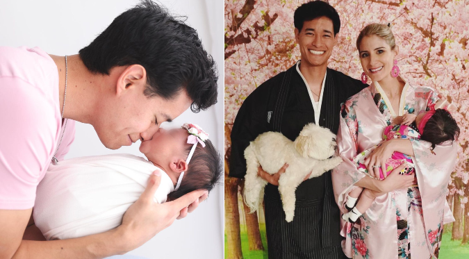 Tony Succar festeja 100 primeros días de vida de su hija con peculiar costumbre japonesa | FOTOS