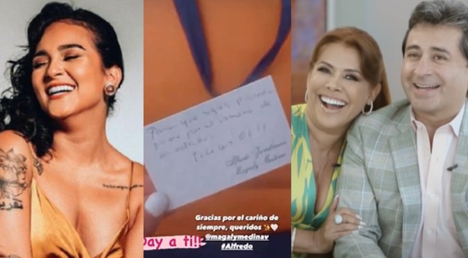 Daniela Darcourt tras recibir costoso regalo de Magaly Medina y Alfredo Zambrano: “Gracias por el cariño” | VIDEO