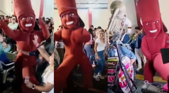 Peculiar baile de 'Huaco erótico de Moche' causa furor entre los invitados | VIDEO