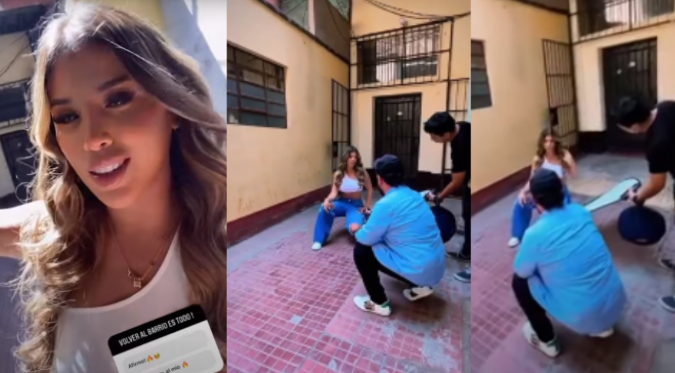 Yahaira Plasencia se emociona tras volver a su 'barrio' del Rímac | VIDEO