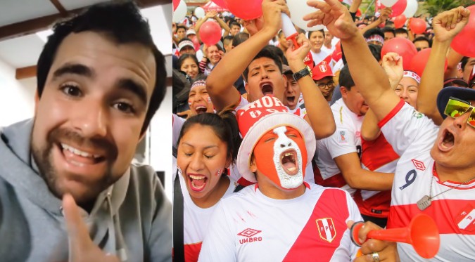 Joven asegura que cántico “Vamos, peruanos” fue coreado por primera vez en Chile | VIDEO