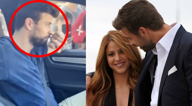 Gerard Piqué es captado triste y escuchando canción de Shakira | VIDEO