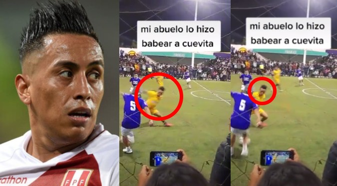 ¡Lo dejó mal parado!: Christian Cueva fue 'humillado' por 'abuelito' durante una pichanga | VIDEO