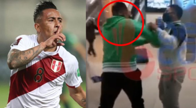 Impactante video: Mira cómo Christian Cueva intentó agredir a seguridad de aeropuerto | VIDEO