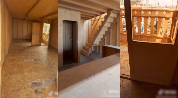 ¡Sorprendente!: Peruano construye su casa de dos pisos con 'curioso' material | VIDEO