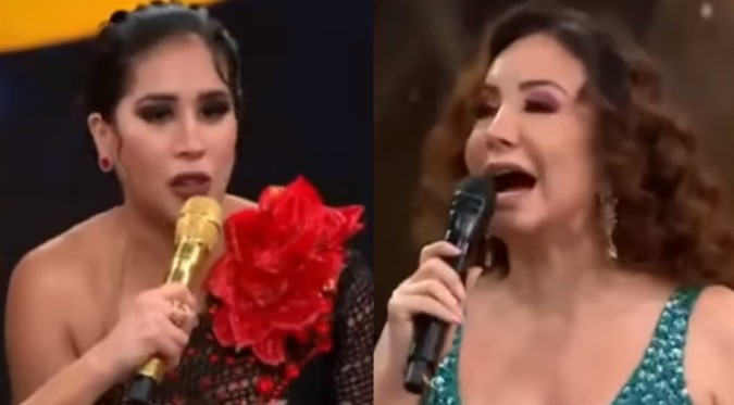 Reencuentro EN VIVO entre Melissa Paredes y Janet Barboza se salió de control | VIDEO