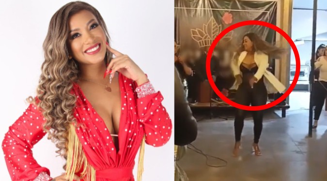 Paula Arias dejó en SHOCK a sus FANÁTICOS tras bailar FESTEJO en evento | VIDEO