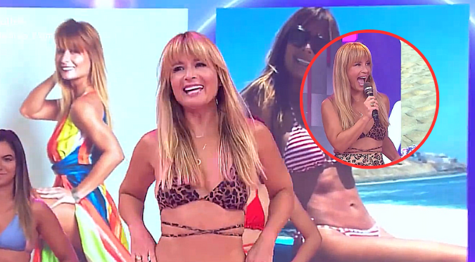 OLENKA ZIMMERMANN SORPRENDIÓ a TODOS tras QUITARSE la FALDA EN VIVO y DESFILAR en DIMINUTO BIKINI | VIDEO