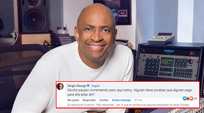 SERGIO GEORGE EXPLOTA contra DETRACTORES de YAHAIRA PLASENCIA y la DEFIENDE en REDES SOCIALES | FOTOS