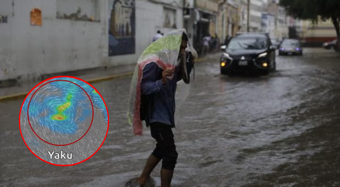 CICLÓN YAKU y LLUVIAS INTENSAS: CONOCE su RECORRIDO estimado en los PRÓXIMOS TRES DÍAS | VIDEO