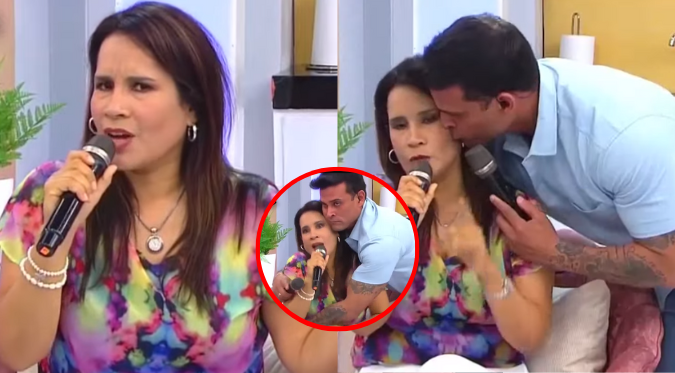 PSICÓLOGA 'PARCHÓ' EN VIVO a CHRISTIAN DOMÍNGUEZ por CALUROSO ABRAZO: “¿Por qué me tocas?” | VIDEO