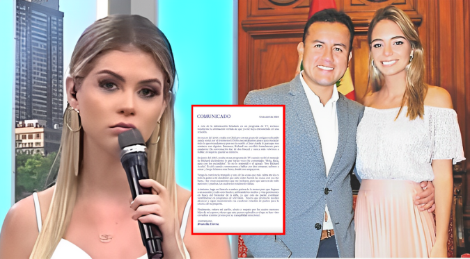 BRUNELLA HORNA SE DEFIENDE y AFIRMA que NO SE METIÓ en RELACIÓN de RICHARD y CAMILA: “Tengo la conciencia tranquila” | VIDEO